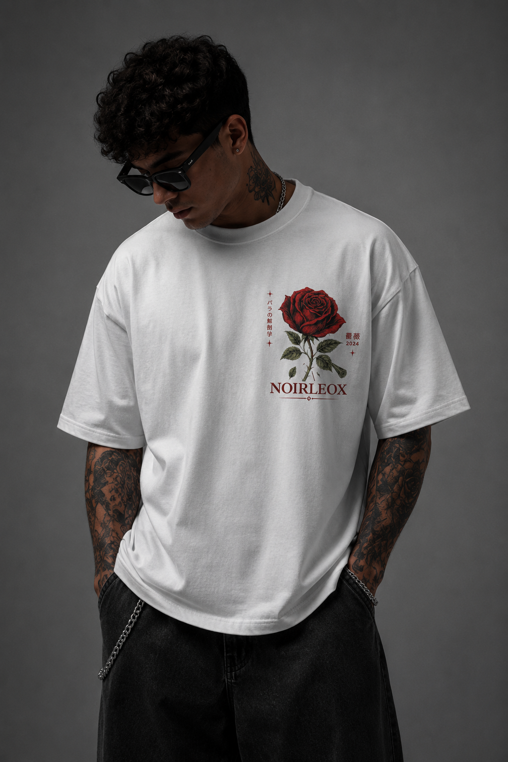 THE ANATOMY OF A ROSE // HEAVYWEIGHT OVERSIZED TEE