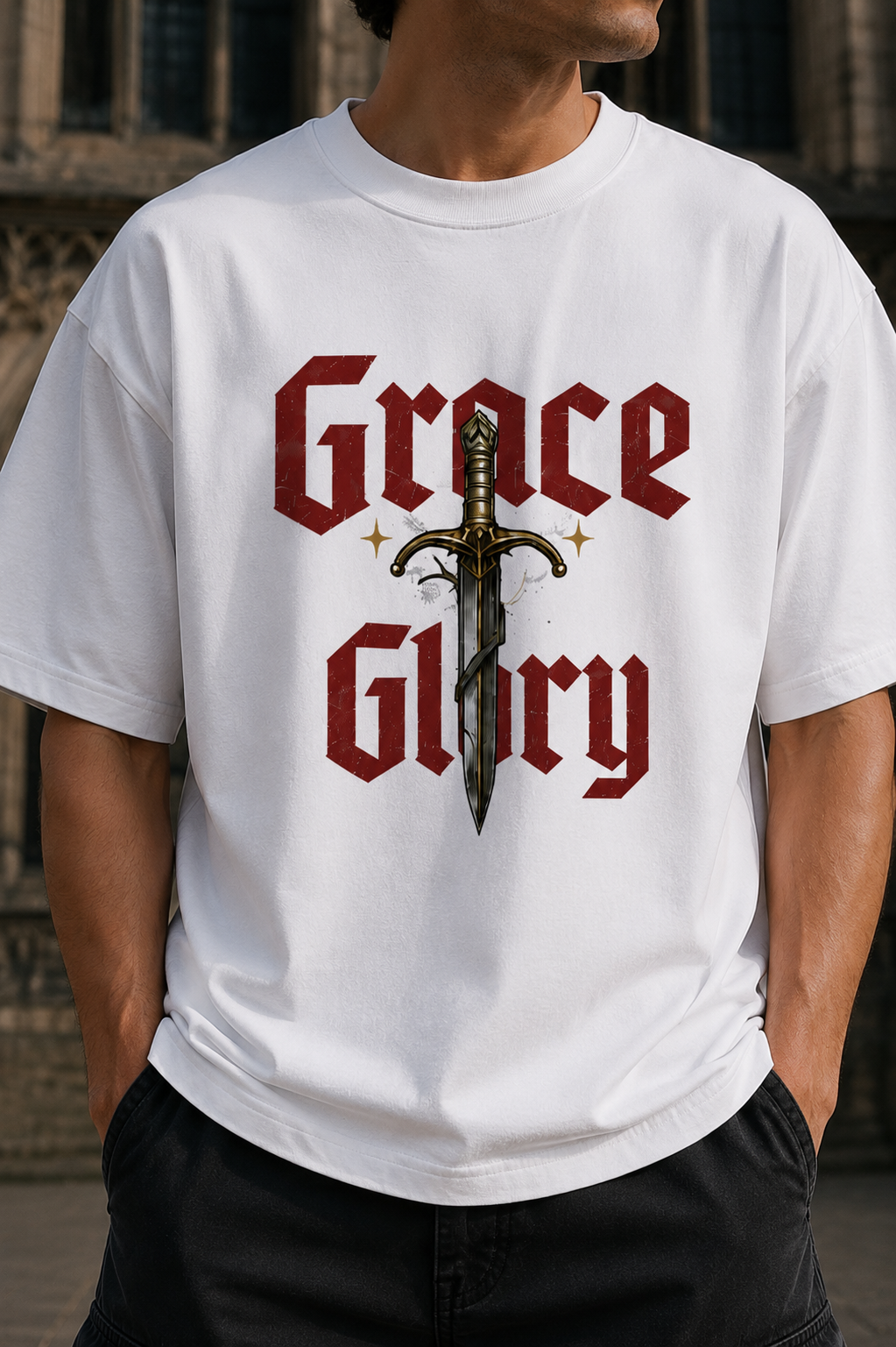 Grace & Glory Heavyweight Oversized Tee