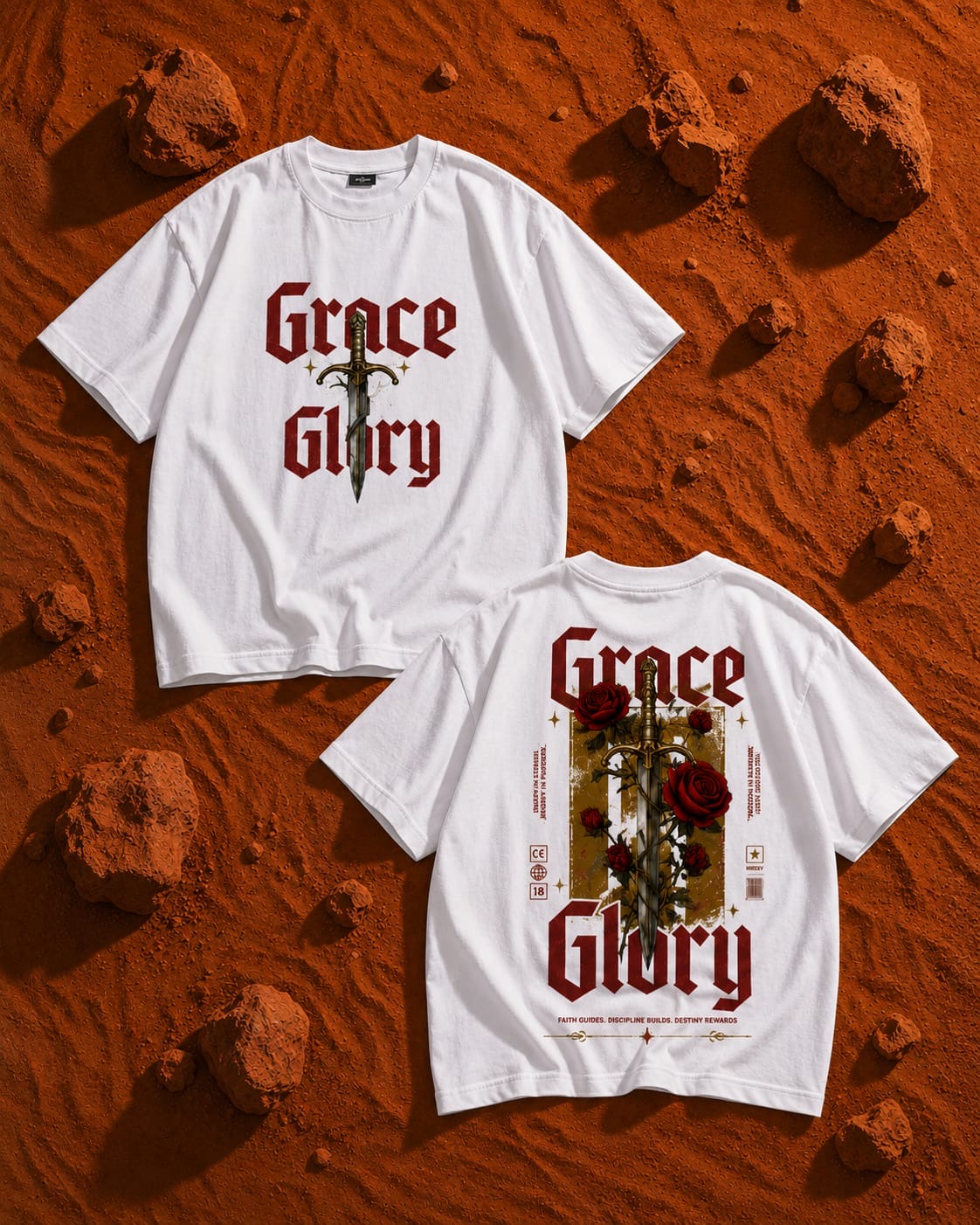 Grace & Glory Heavyweight Oversized Tee